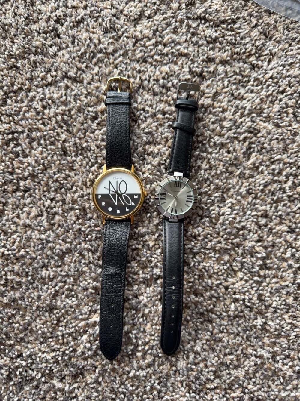 Lot of 2 Women's Wristwatches: Chatelle No Problem and Isaac Mizrahi Live